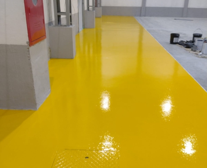 imagem do projeto de chão de garagem pintado